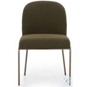 Astrud Fiqa Boucle Olive Dining Chair