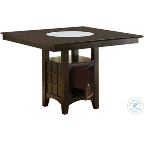 Clanton Cappuccino Counter Height Dining Room Set