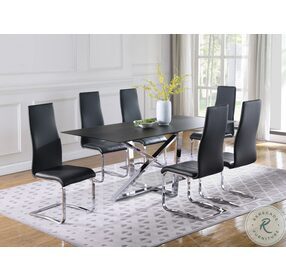 Anges Black Dining Chair Set of 4