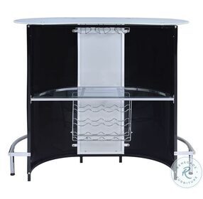 Lacewing Glossy Black And White Bar Set