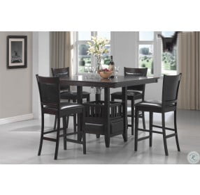 Jaden Espresso Square Counter Height Dining Table