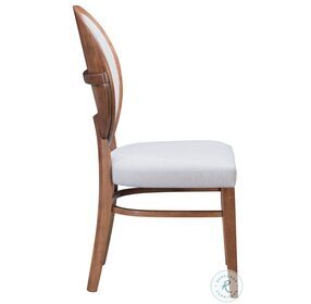 Regents Walnut And Light Gray Dining Chair Set Of 2