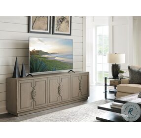Studio Designs Wire Brushed Dove Gray Grove Park Long TV Stand