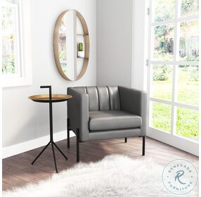 Jess Gray Accent Chair