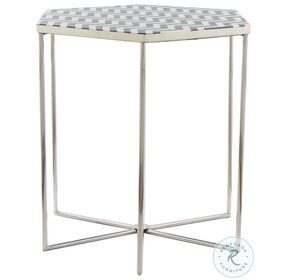 Forma Black And White Side Table