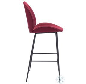 Miles Red Bar Stool