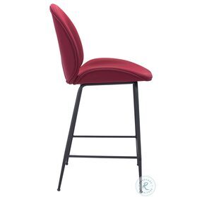 Miles Red Counter Height Chair