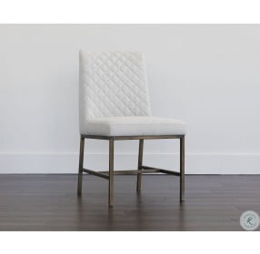 Leighland Light Grey Fabric Dining Chair Set of 2