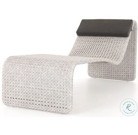 Paige Brushed Grey Outdoor Woven Chaise