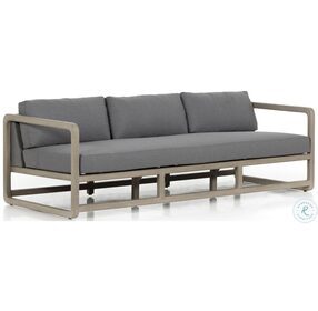 Callan Charcoal and Weathered Grey Outdoor Conversation Set