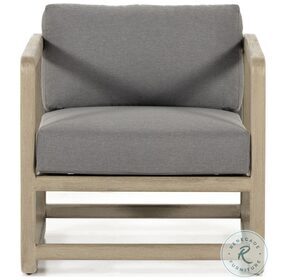 Callan Charcoal and Weathered Grey Outdoor Chair