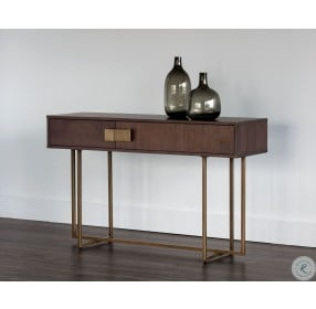 Jade Brown Console Table