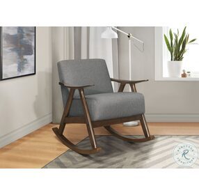Waithe Gray Rocking Chair