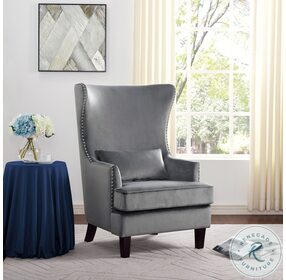 Tonier Gray Accent Chair
