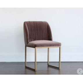 Nevin Blush Purple Dining Chair Set Of 2