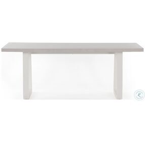 Cyrus Natural White and Sand Outdoor Dining Table