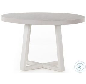 Cyrus Natural Sand 48" Outdoor Dining Table