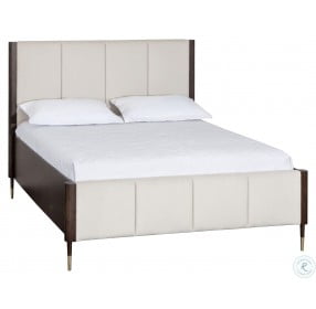 Lonnie Polo Club Muslin Upholstered Panel Bedroom Set