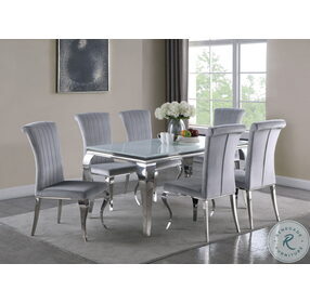 Carone Grey Side Chair Set of 4