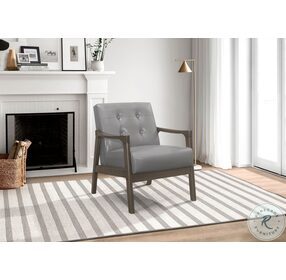 Alby Gray Accent Chair