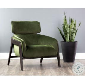 Maximus Moss Green Lounge Chair