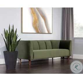Magnolia Evergreen Fabric Sofa