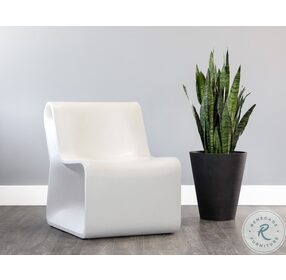 Odyssey White Lounge Chair