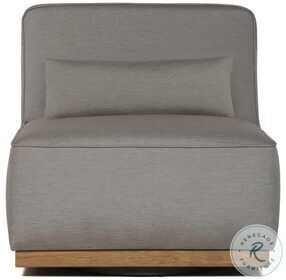 Carbonia Pallazo Taupe Fabric Outdoor Swivel Lounge Chair