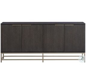 Rebel Charcoal Grey And Gold Large Sideboard
