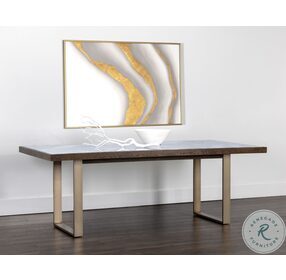 Fuentes Brown 86" Dining Table