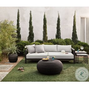 Sonoma Stone Grey And Bronze Outdoor Sofa
