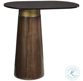 Lamont Black And Dark Brown End Table