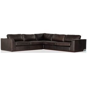 Colt Heirloom Cigar Leather 3 Piece Sectional