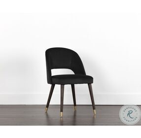 Abbington Black Fabric Monae Dining Chair