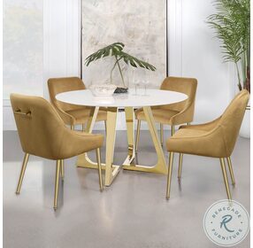 Mayette Cognac Dining Side Chair Set of 2