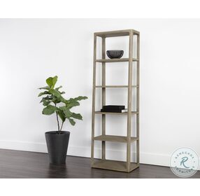 Doncaster Grey Small Bookcase