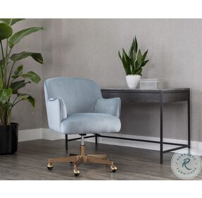 Karina Cornflower Blue Sky Adjustable Office Chair