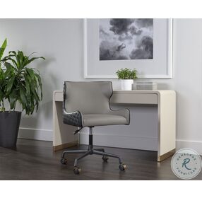 Gianni Dillon Stratus And Black Office Chair