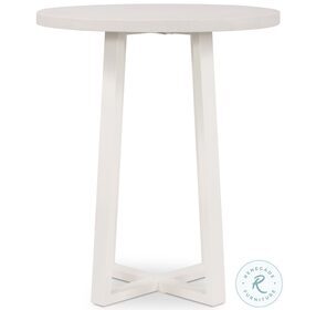 Cyrus Natural White and Natural Sand Outdoor Counter Height Dining Table