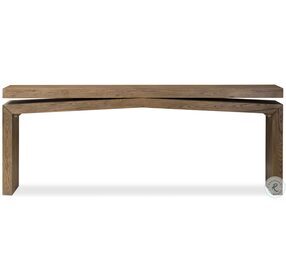 Matthes Rustic Grey Console Table