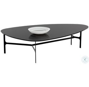 Kiernan Black And Matte Black Occasional Table Set