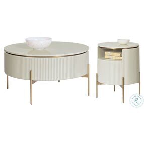 Paloma Gold End Table