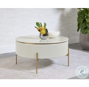 Paloma Gold Lift Top Coffee Table