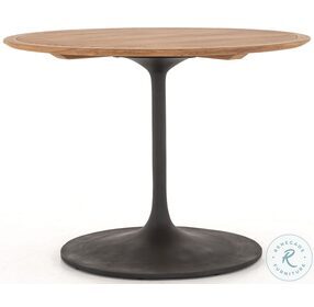Reina Bronze And Natural Outdoor Bistro Table