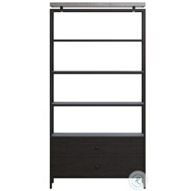 Norwood Brown And Black Bookcase