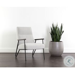 Coelho Light Grey Lounge Chair