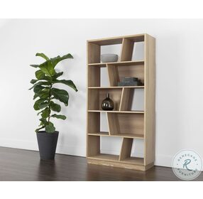 Jude Natural Brown Bookcase