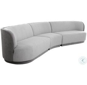 Jaclyn Egypt And Danny Light Gray Sectional