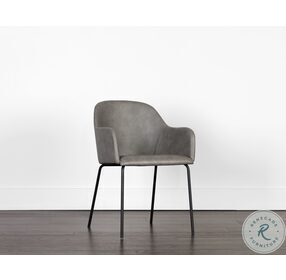 Dawn Grey Hensley Arm Chair