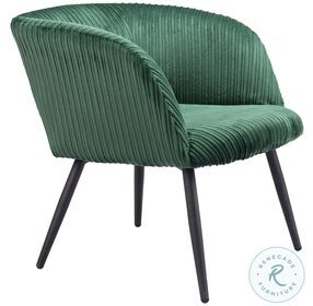 Papillion Green Accent Chair